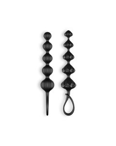Conjunto de 2 Tiras Love Beads Satisfyer Pretas 1
