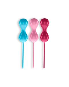 Conjunto de 3 Bolas Ben-Wa Power Balls Satisfyer Coloridas 1