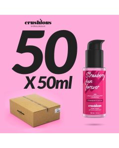 Pack de Lubrificantes à Base de Água Beijável Morango (50 X 50 ml)