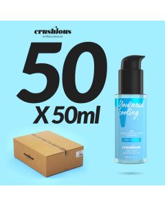 Pack de Lubrificantes à Base de Água Crushious Efeito Frio (5 X 50 ml) + 1 Grátis