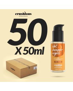 Pack de Lubrificantes à Base de Água Crushious Efeito Calor (5 X 50 ml) + 1 Grátis
