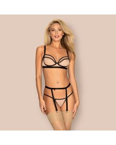 Conjunto Nudelia Obsessive Preto Frente