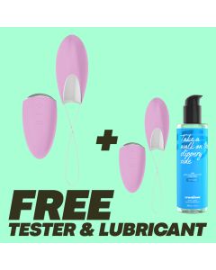 Pack Exclusivo Ovo Recarregável Ovo R1 Rosa C/ Oferta de Tester e Lubrificante Crushious (250 ml)