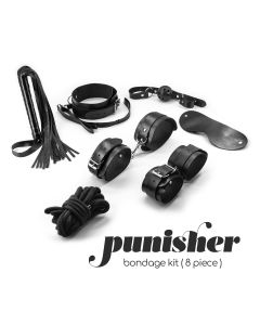 Kit Bondage Punisher C/ 8 Peças Crushious