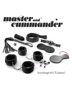 Kit Bondage Master & Commander C/ 11 Peças Crushious