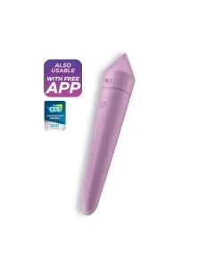 Bala Vibratória Recarregável Satisfyer Ultra Power Bullet 8 Lilás Promo