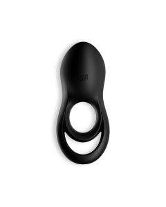 Anel Vibratório Recarregável Legendary Duo Satisfyer Preto 1