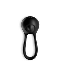Anel Vibratório Recarregável Majestic Duo Satisfyer Preto 1