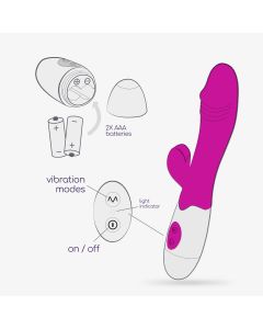 Vibrador C/ Estimulador de Clitóris Lollipop & Lubrificante à Base de Água Crushious 2
