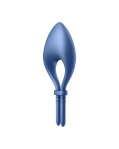 Anel Vibratório Recarregável Bullseye C/ APP Satisfyer Azul 2
