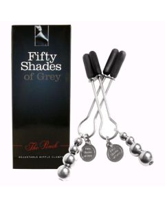 Pinças P/ Mamilos Adjustable Nipple Clamps 50 Shades Of Grey
