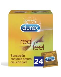 Preservativos Durex® Sensitivo Real Feel (24 Un)