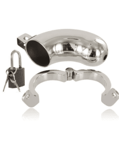 Cinto de Castidade Metal Hard Cock Ring Retain Brig 1