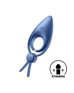 Anel Vibratório Recarregável Sniper Satisfyer Azul