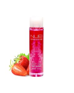 Óleo de Massagem C/ Efeito Calor Morango Hot Oil Nuei (100 ml)