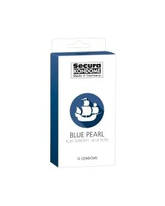 Preservativos Secura Blue Pearl (12 Un)