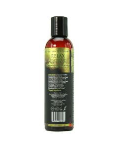 Óleo de Massagem Intimate Earth Erva Cidreira & Coco (120 ml) Verso