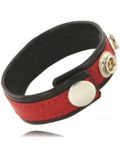 Correia de Couro Ajustável Pénis Leather Body Vermelha