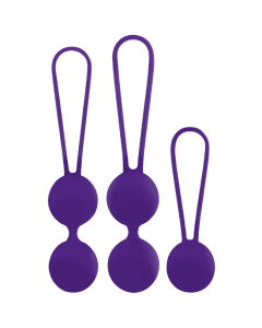 Conjunto de Bolas Vaginais Amoressa Osian Set Púrpura