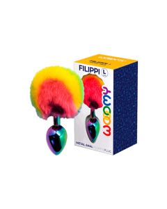Plug Anal Booty Sparks Raibow Prism Gem Pequeno