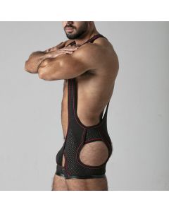 Singlet Watch It Hard Locker Gear Vermelho Lateral