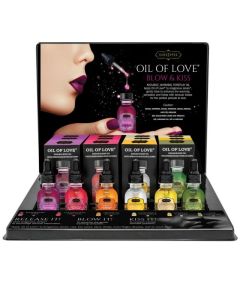 Display de Óleos de Massagem Beijáveis Kamasutra Oil of Love (100 ml x 6)