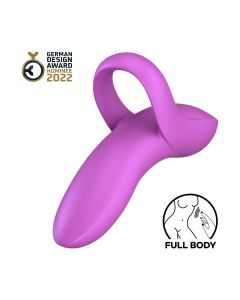 Vibrador de Dedo Recarregável Satisfyer Bold Lover Roxo
