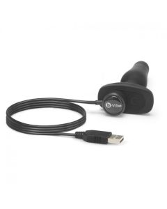 Plug Anal Recarregável C/ Comando B-Vibe Novice Preto 1