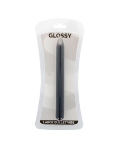 Vibrador Glossy Slim Preto Embalagem