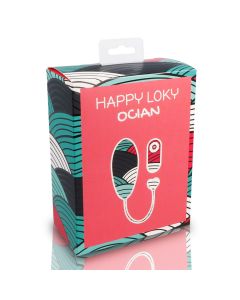 Óvulo Recarregável Happy Loky Ocian C/ Controle Romoto Caixa