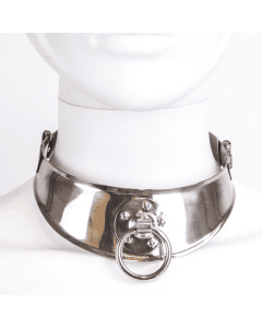 Colar Metal Hard Restricted Collar and Ring