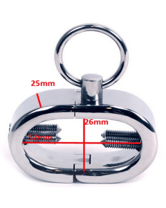Pulseira de Metal Testicular Metal Hard Ovard Kalis Teeth Testicle Bracelet 1