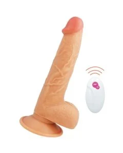 Vibrador Realístico Recarregável Cyber Silicock Master Ben C/ Controle Remoto 1
