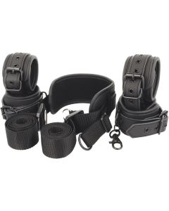 Kit Restrição Fetish Submissive Neck, Hancuffs & Hanklecuffs