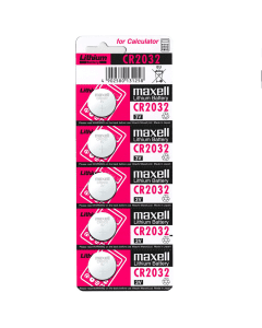 Pilhas Maxell CR2032 (5 Un)