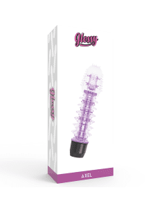 Mini Vibrador Glossy Axel Lilás Caixa