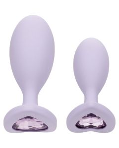 Conjunto Plugs Anais Calexotics First Time Crystal Booty Duo Violeta