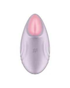 Estimulador Clítoris Satisfyer Tropical Tip Connect App Azul 2