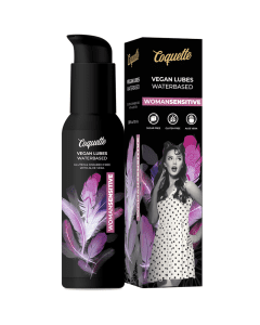 Lubrificante à Base de Água Coquette Vegan Lubes WomanSensitive (100 ml) Conjunto