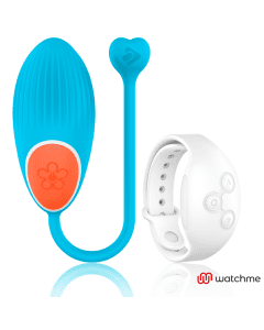 Ovo Vibratório Recarregável WearWatch WatchMe Wireless Azul & Snowy