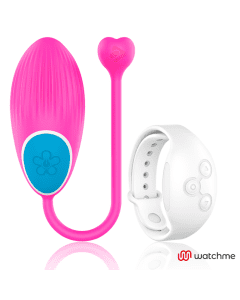 Ovo Vibratório Recarregável WearWatch WatchMe Wireless Fuchsia & Snowy