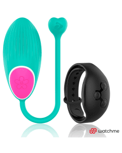 Ovo Vibratório Recarregável WearWatch WatchMe Wireless Aquamarine & Jet Black