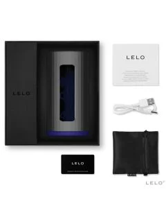 Masturbador Lelo F1s V2 High Performance Pleasure Console Azul Conjunto