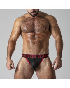 JockStrap Push It Locker Gear Vermelho Frente