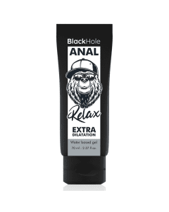 Lubrificante Anal à Base de Água Black Hole Anal Extra Dilatation (70 ml)