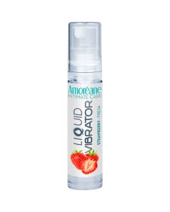 Vibrador Liquido Amoréane Morango (10 ml)