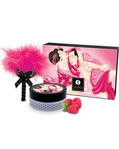 Kit Pó de Massagem Comestível Framboesa (75 g)