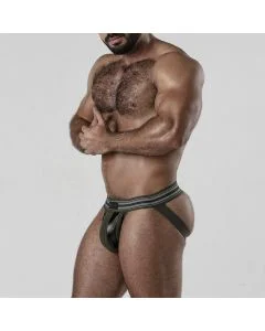 Boxers Backroom Bottomless Locker Gear Pretos Frente