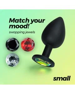 Plug Anal Crushious Camileo C/ 4 Joias Intercambiáveis Pequeno
