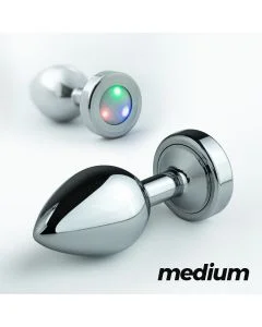 Plug Anal Crushious Borealis C/ Led Médio